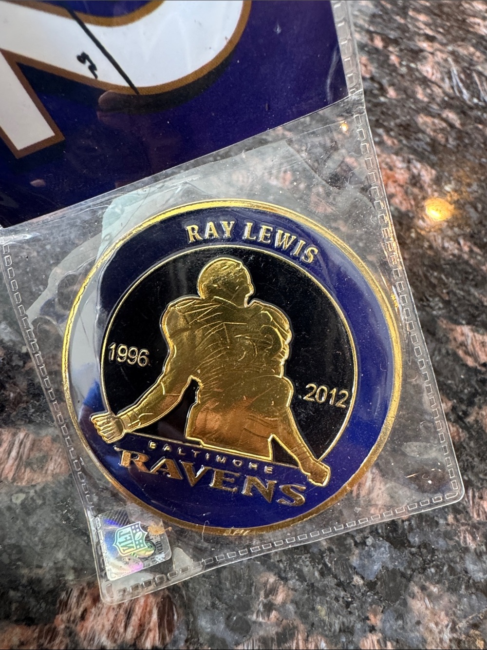 NFL Ray Lewis Hall of Fame Commemorative Coin